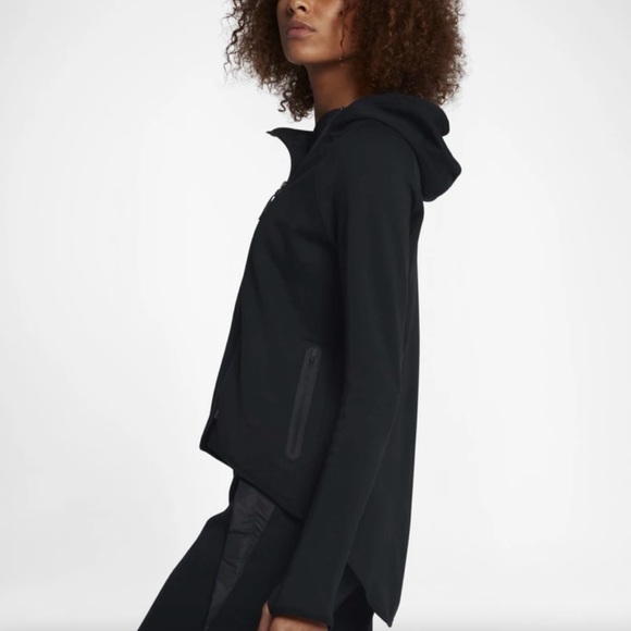 Nike ladies fleece cape zip hoody - Picture 2 of 11